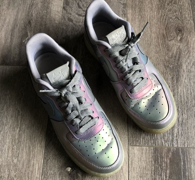 Vintage Nike Air Force 1 Low 07 Lv8 Iridescent Shoes