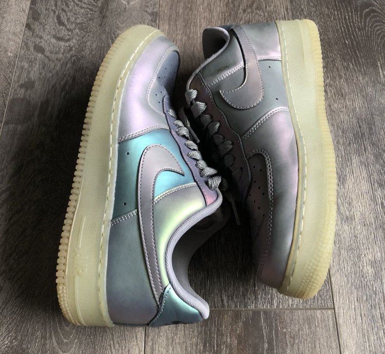 Vintage Nike Air Force 1 Low 07 Lv8 Iridescent Shoes