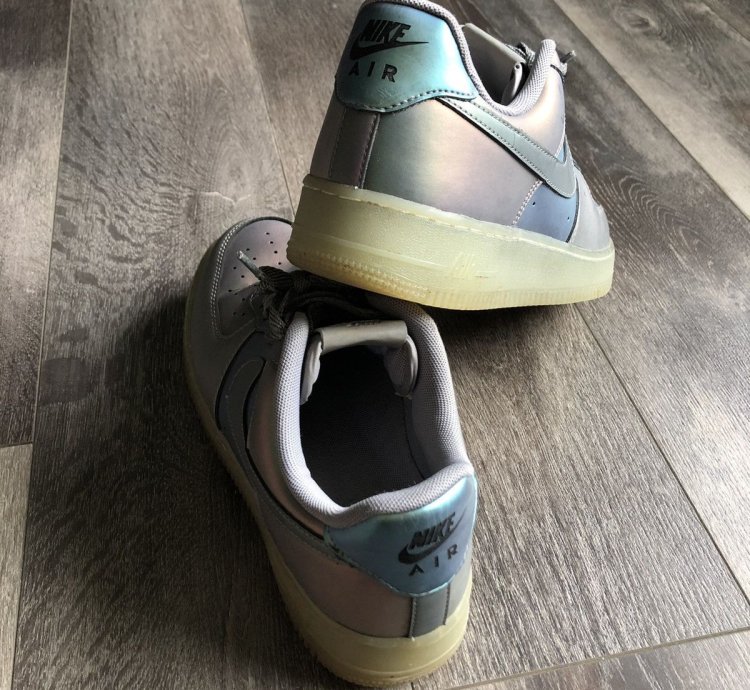 Vintage Nike Air Force 1 Low 07 Lv8 Iridescent Shoes