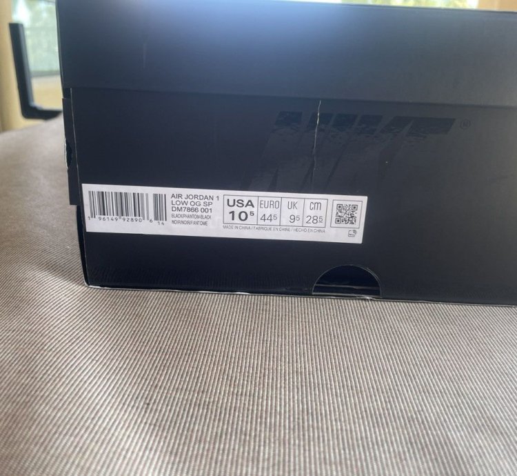 Jordan 1 Retro Low Og Sp Travis Scott Black Phantom