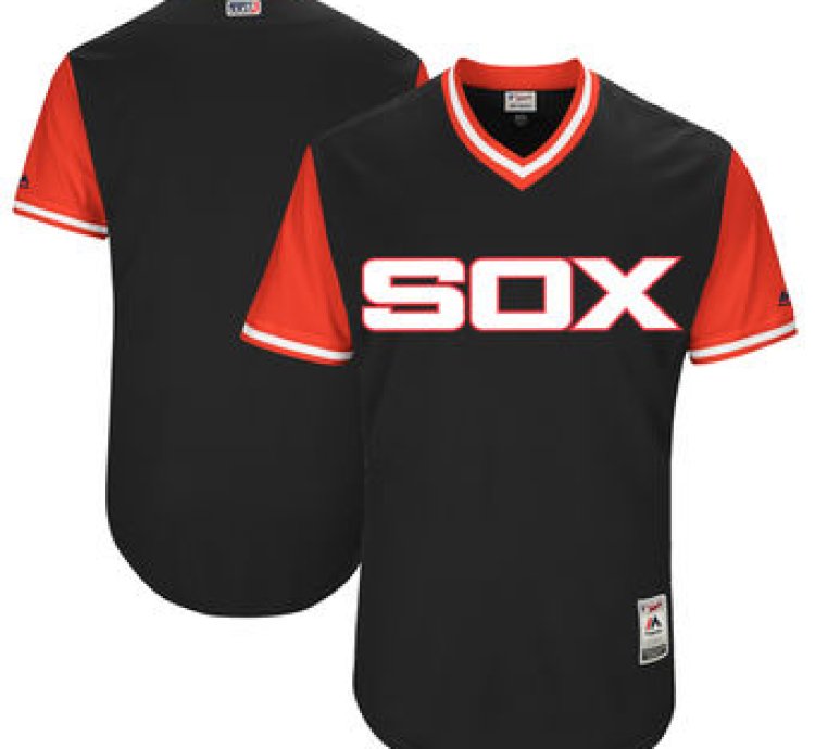 Custom Chicago White Sox Majestic Black 2017 Players Weekend Team Jersey