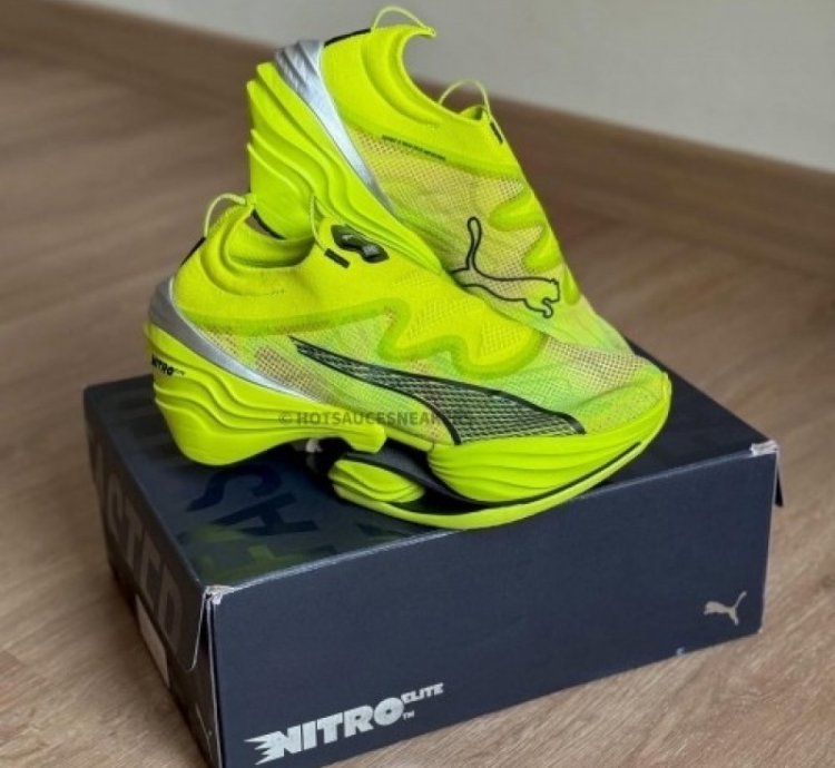 Pum A Fast Rb Nitro Elite Neon Green Running Shoes