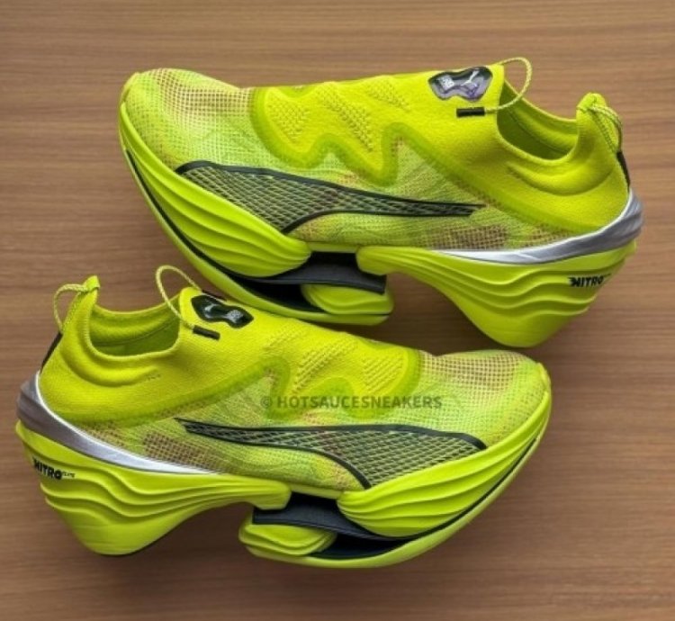 Pum A Fast Rb Nitro Elite Neon Green Running Shoes