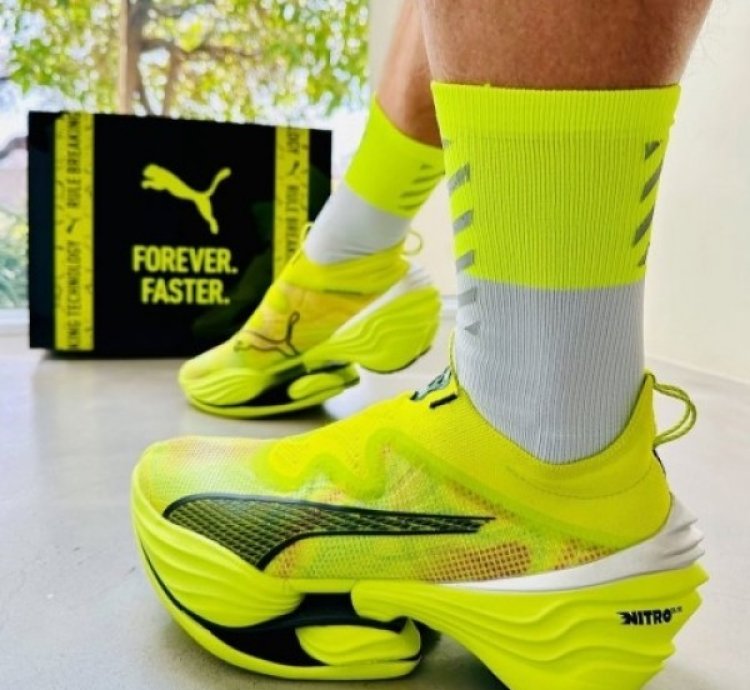 Pum A Fast Rb Nitro Elite Neon Green Running Shoes