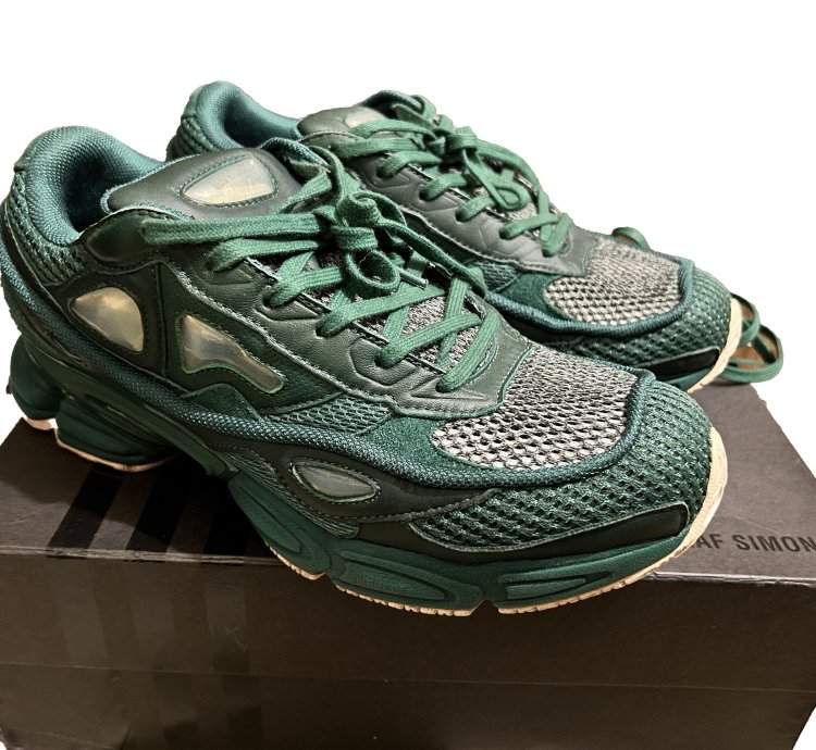 Adidas Raf Simons Ozweego 2 Dark Green Clear Pink