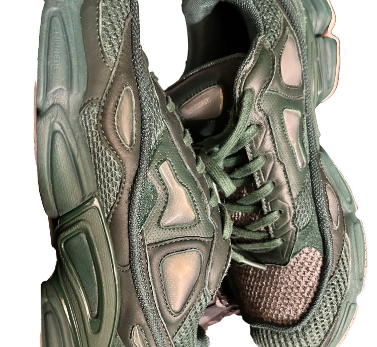 Adidas Raf Simons Ozweego 2 Dark Green Clear Pink