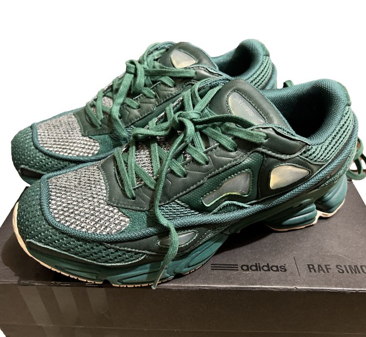 Adidas Raf Simons Ozweego 2 Dark Green Clear Pink