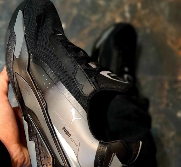 Pum A Rs Fast Unmarked Black Grey Sneakers