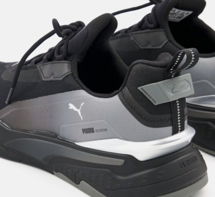 Pum A Rs Fast Unmarked Black Grey Sneakers