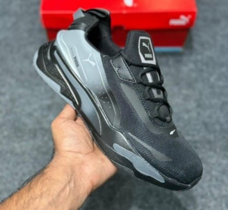 Pum A Rs Fast Unmarked Black Grey Sneakers