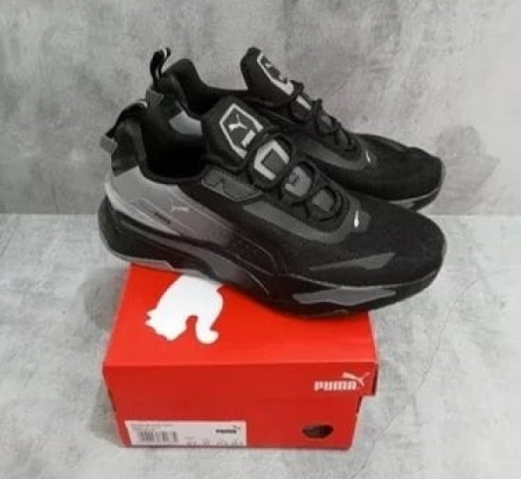 Pum A Rs Fast Unmarked Black Grey Sneakers