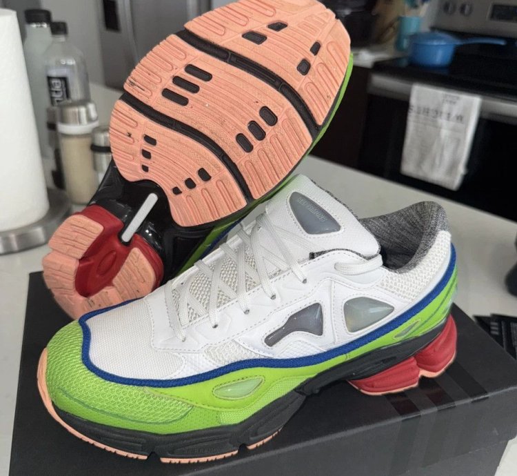 Adidas Raf Simons Ozweego 2 White Green 8 B24073