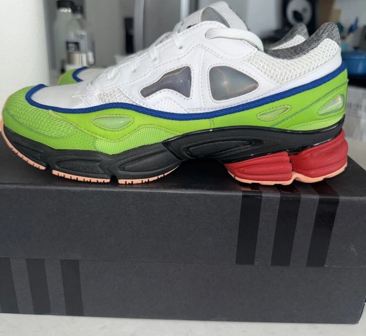 Adidas Raf Simons Ozweego 2 White Green 8 B24073