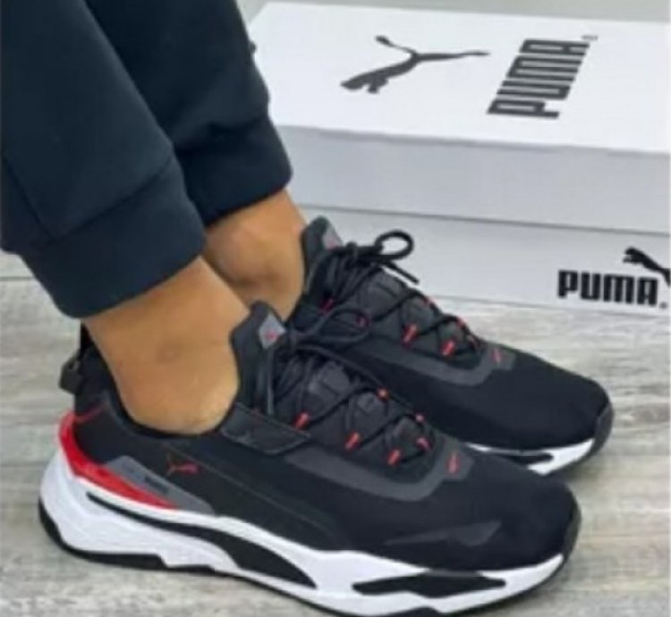 Pum A Rs Fast Unmarked Black White Sneakers