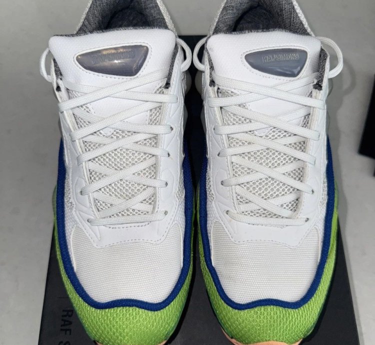 Adidas Raf Simons Ozweego 2 White Green 8 B24073