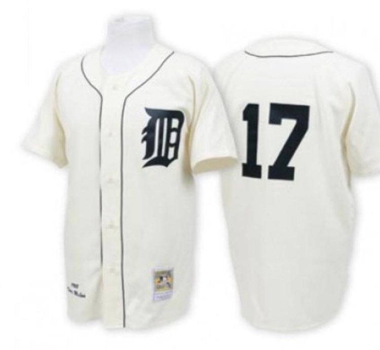 Detroit Tigers Denny Mclain White Throwback Jersey