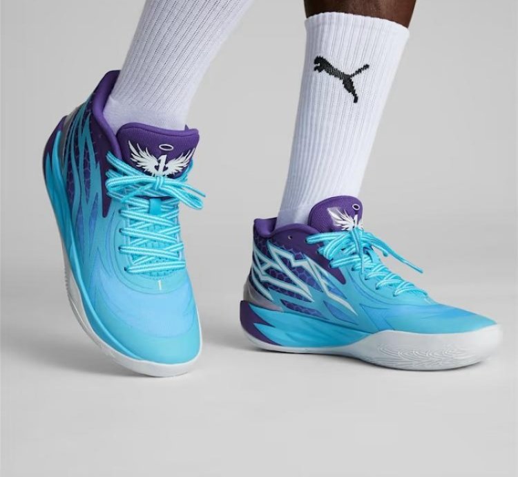Pum A X Lamelo Ball Mb 02 Queen City Fade Basketball Sneakers