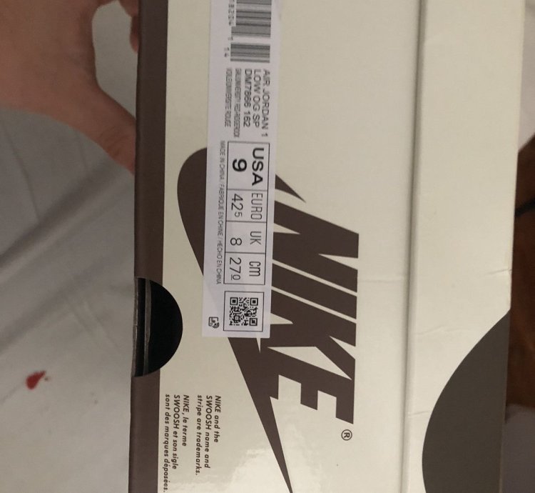 Jordan 1 Retro Low Og Sp Travis Scott Reverse Mocha