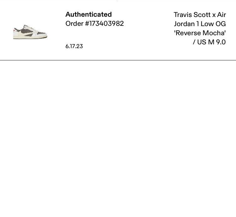 Jordan 1 Retro Low Og Sp Travis Scott Reverse Mocha
