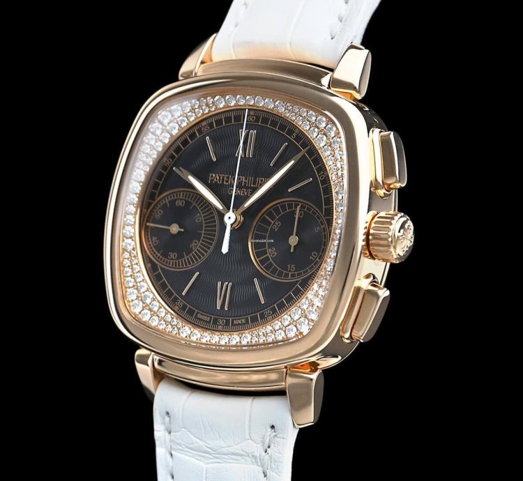 Patek Philippe Chronograph Complications Manual Winding Rose Gold Chronograph Black 35 39mm Box Papers 7071r-010
