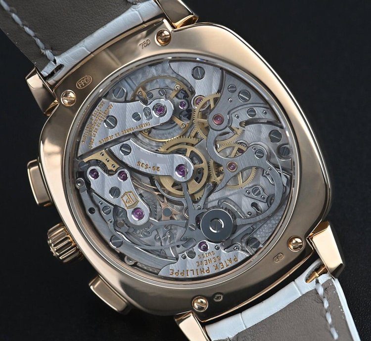 Patek Philippe Chronograph Complications Manual Winding Rose Gold Chronograph Black 35 39mm Box Papers 7071r-010