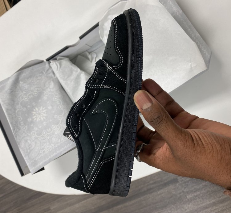 Jordan 1 Retro Low Og Sptravis Scott Black Phantom Ps