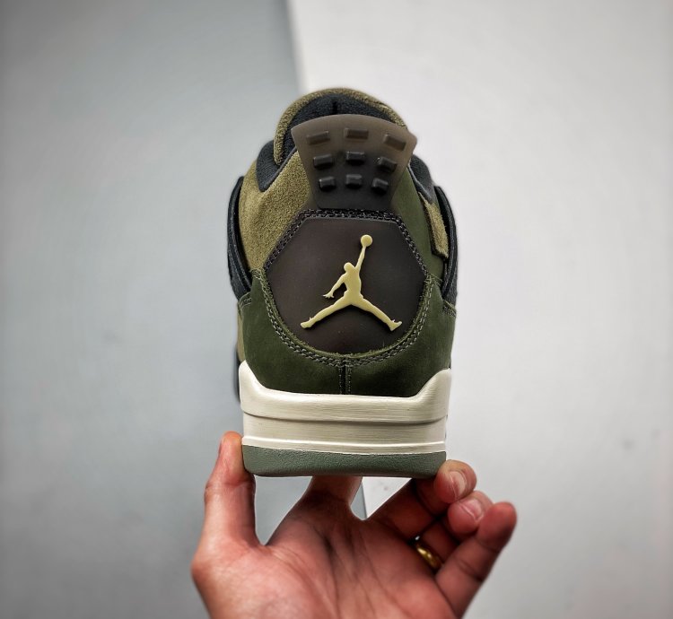 Nike Air Jordan 4 Olive Canvas Fb9927-200