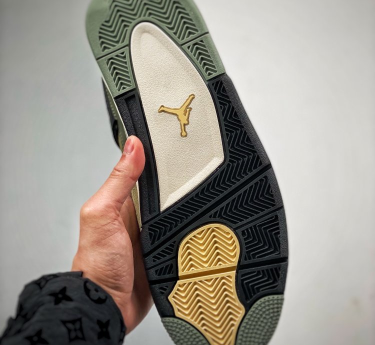 Nike Air Jordan 4 Olive Canvas Fb9927-200