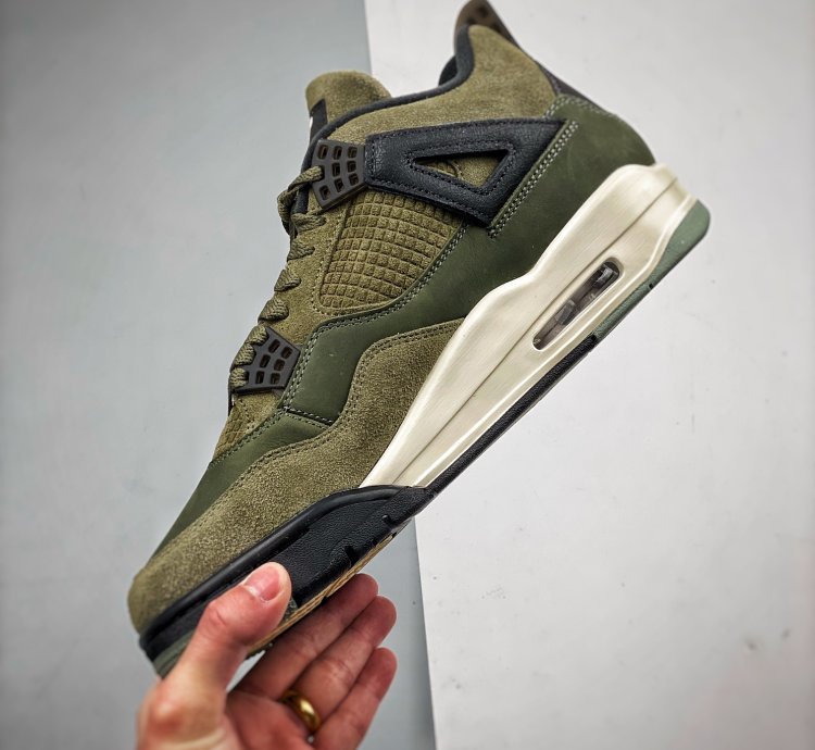 Nike Air Jordan 4 Olive Canvas Fb9927-200