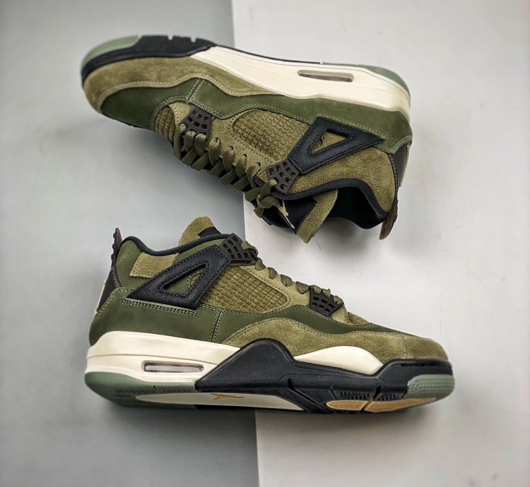 Nike Air Jordan 4 Olive Canvas Fb9927-200
