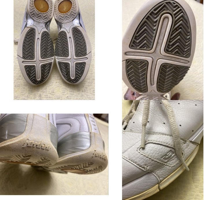 Vintage Nike Air Jordan 2005 Basketball Shoes Size 9 5 Us White Retro Mens