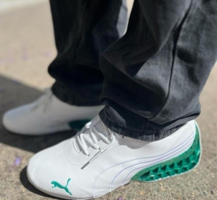 Puma Amg Petronas Formula One White Green Sneakers