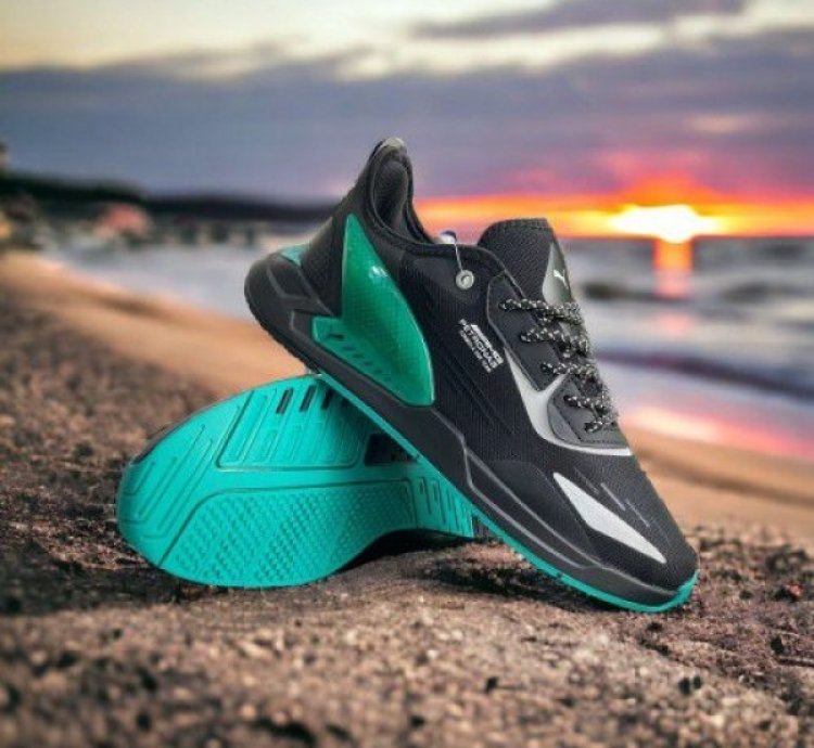 Puma Amg Petronas Zenon Speed Motor Sports Black Reflective Running Shoes
