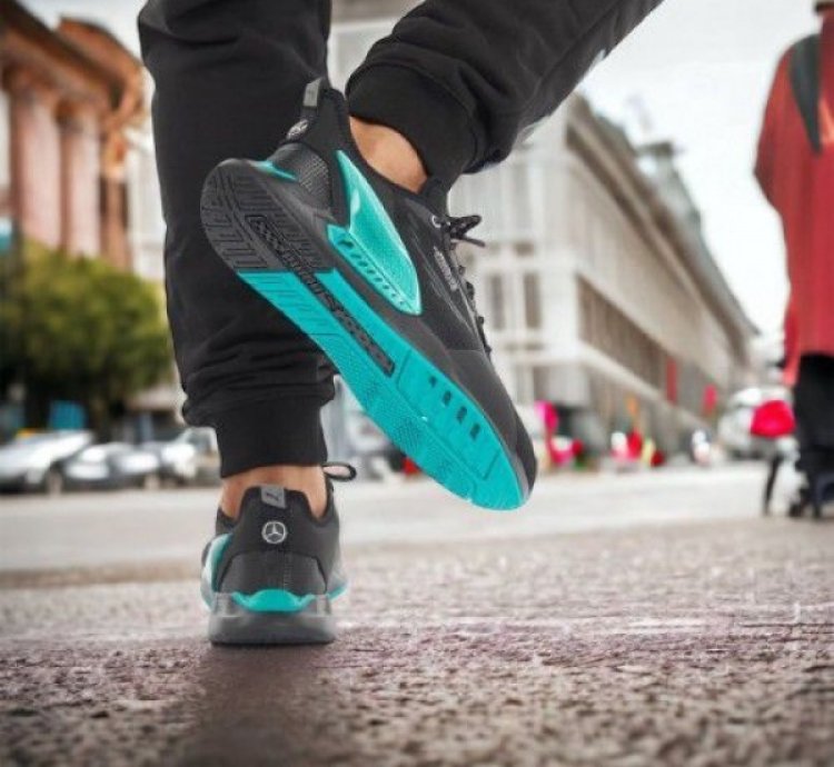 Puma Amg Petronas Zenon Speed Motor Sports Black Reflective Running Shoes