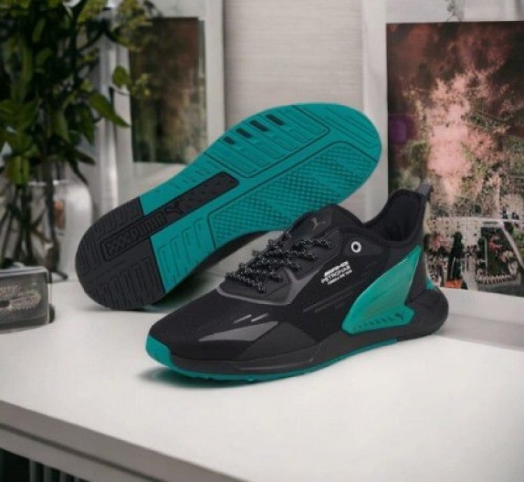 Puma Amg Petronas Zenon Speed Motor Sports Black Reflective Running Shoes