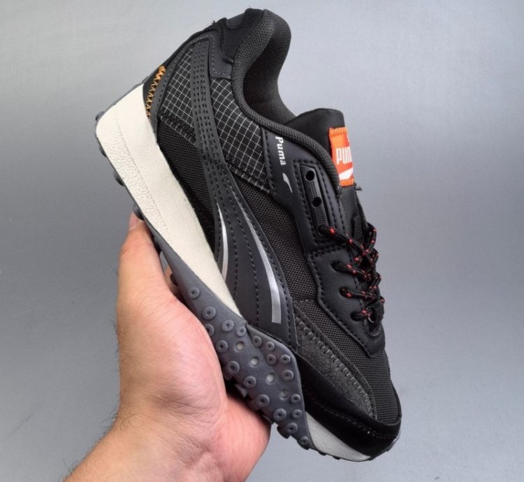 Puma Blacktop Rider Warm Black Sneakers