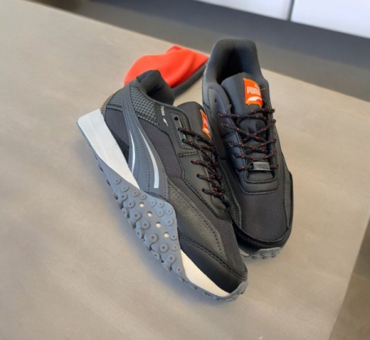 Puma Blacktop Rider Warm Black Sneakers