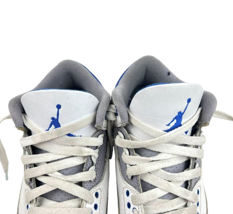 Vintage Nike Air Jordan 3 Retro Mid Racer Blue Elephant Skin Ct8532-145 Mens Us Size 8 Athletic Sneaker 2021