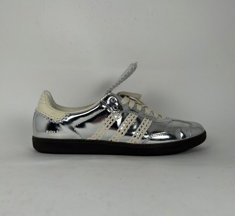 Adidas Wales Bonner Metallic Silver Samba Sneaker Size 10