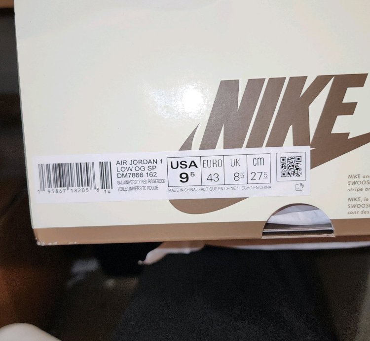 Jordan 1 Retro Low Travis Scott Reverse Mocha