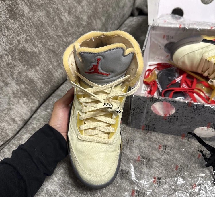 Air Jordan 5 Retro Off-white Sail