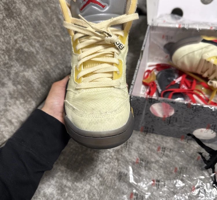 Air Jordan 5 Retro Off-white Sail