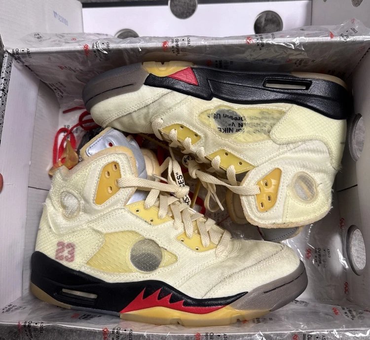 Air Jordan 5 Retro Off-white Sail