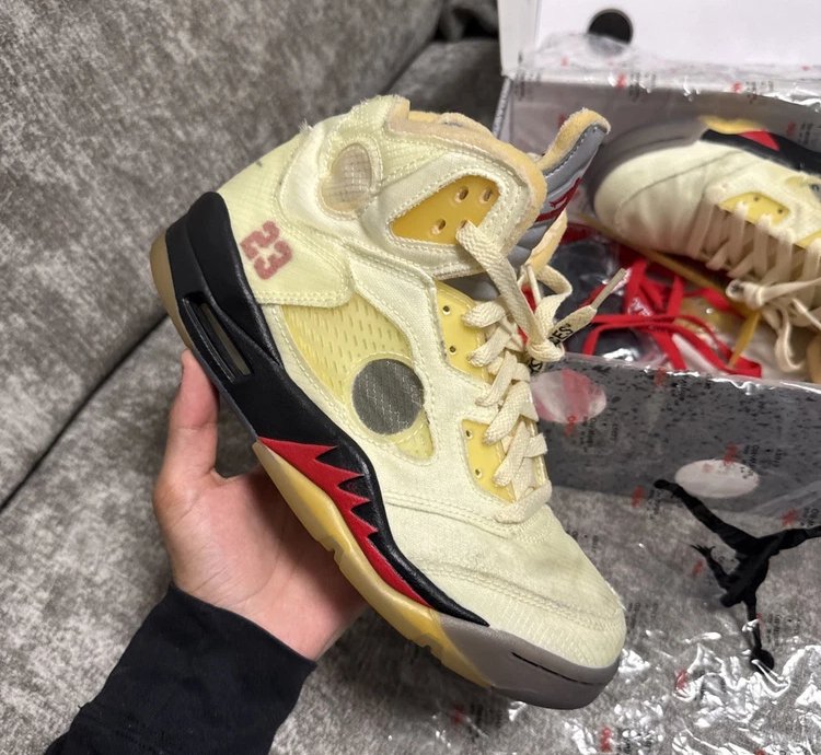 Air Jordan 5 Retro Off-white Sail