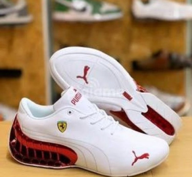 Puma Ferrari Petronas White Red Sneakers