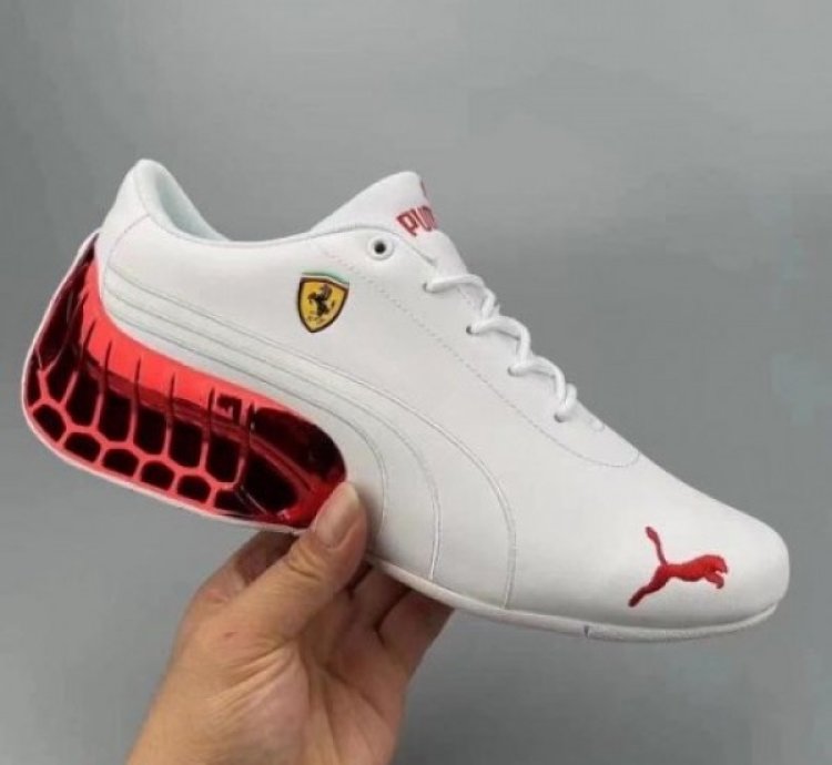 Puma Ferrari Petronas White Red Sneakers