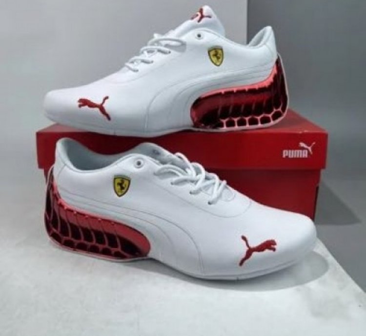 Puma Ferrari Petronas White Red Sneakers