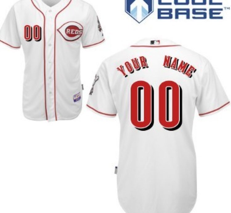 Cincinnati Reds Customized White Jersey
