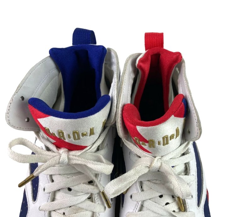 Vintage Nike Air Jordan 7 Retro Olympic Basketball Sneakers Size 10 5 Us Red White Blue Mens