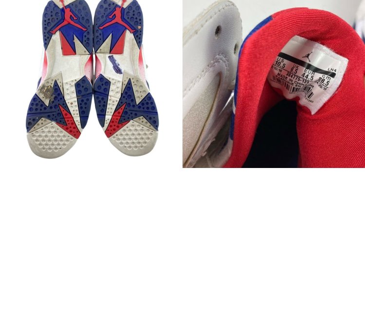 Vintage Nike Air Jordan 7 Retro Olympic Basketball Sneakers Size 10 5 Us Red White Blue Mens